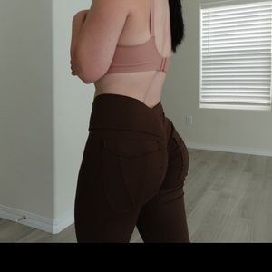 Brown leggings